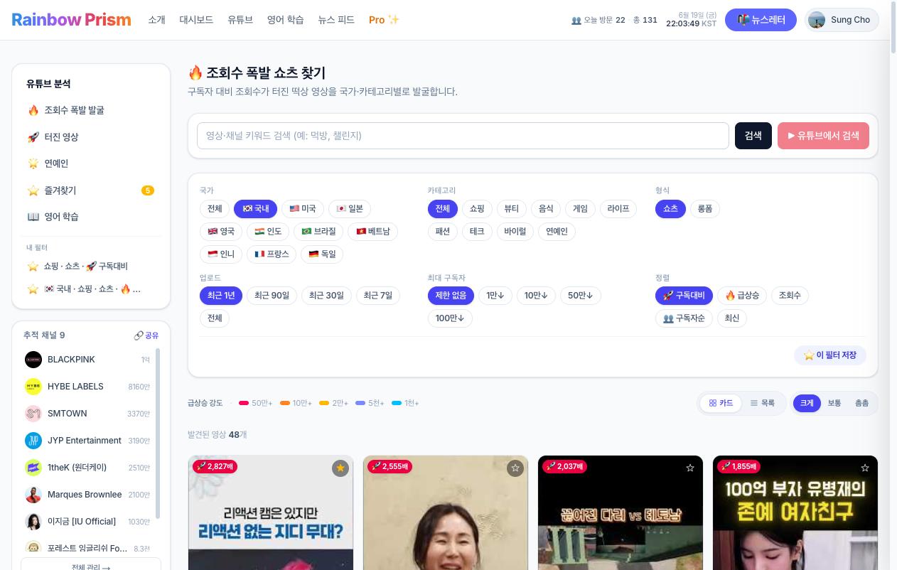 떡상 영상도 찾고, 영어도 배우고 — 유튜브를 200% 굴리는 법